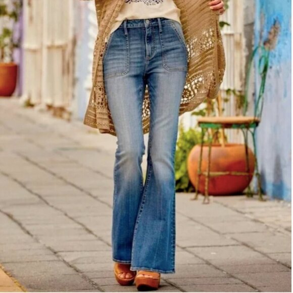 Driftwood Farrah Flare Jeans 30 - Picture 1 of 7